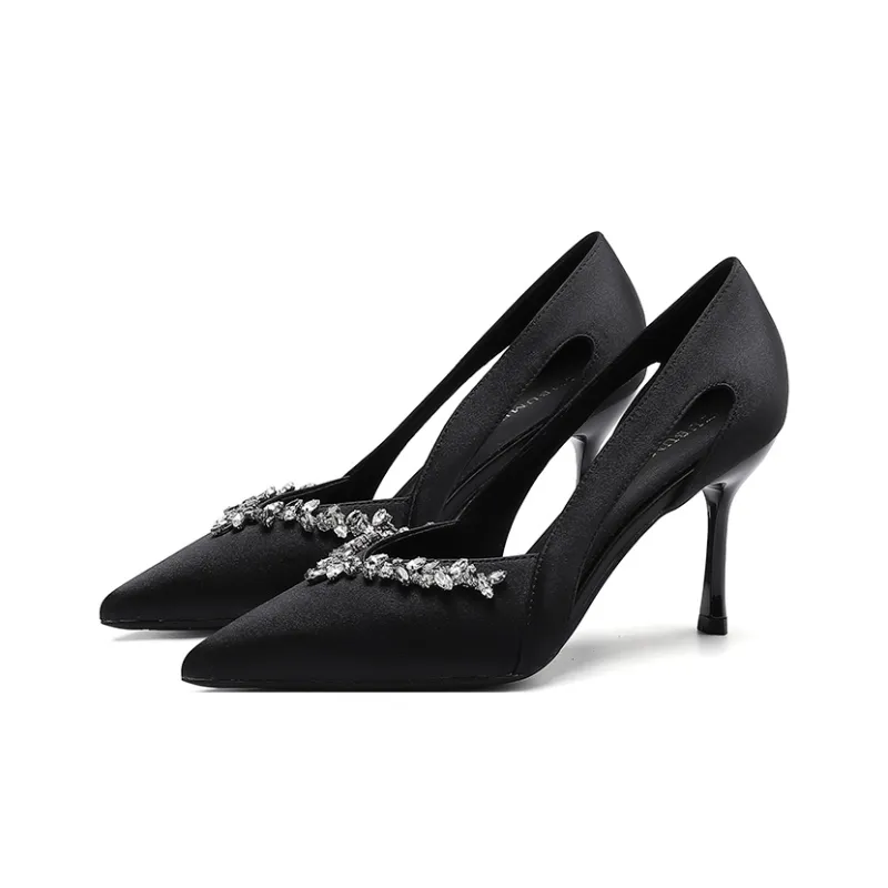 Zubumei Slim Heel High Heels 8CM Women's-8