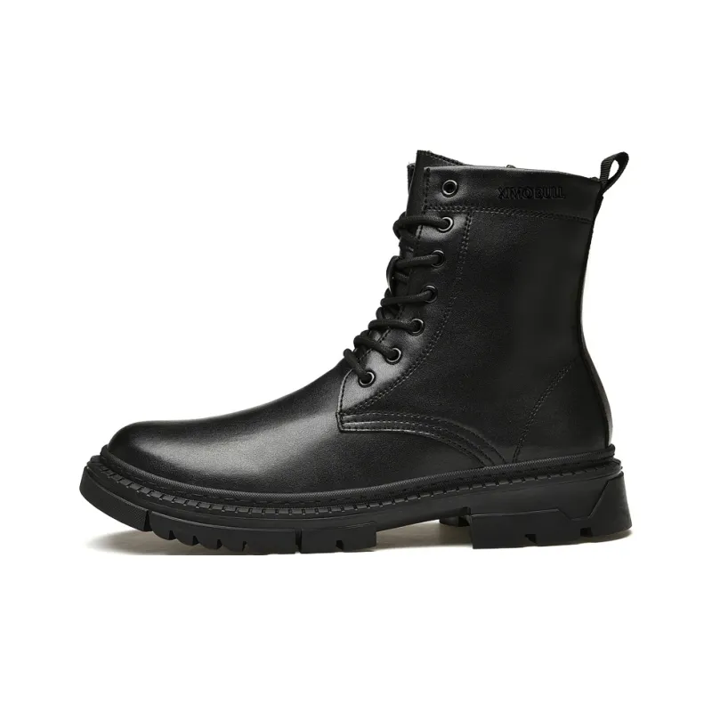 XIMO BULL Short Martin Boot Men's Black-0