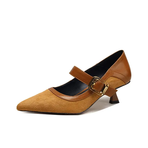 Ruby L Slim Heel High Heels 5cm Women's-4