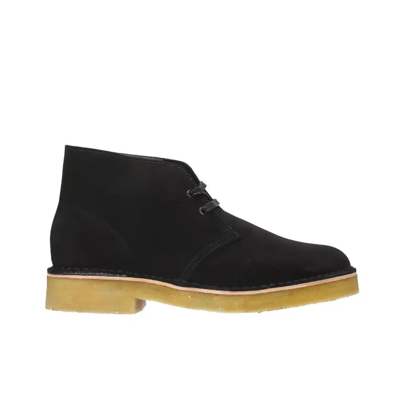 Clarks Originals Desert Boot 221 Black Suede-1