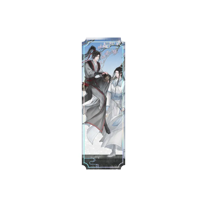 TENGXUNSHIPINCAOCHANGDI Emperor's Smile Collection Wei Wuxian/Lan Wangji Merch Badge Flowing Poppy Keychain Badges-8