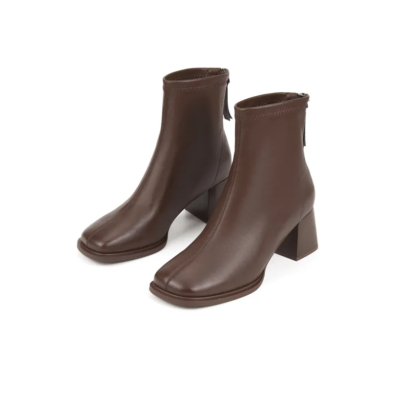 Me&Ce Ankle Boots Women's Black/White/Brown-9