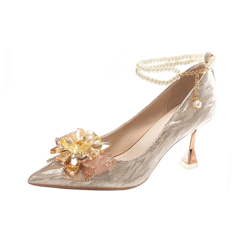 TADSW Slim Heel High Heels 7.5cm Women's-5