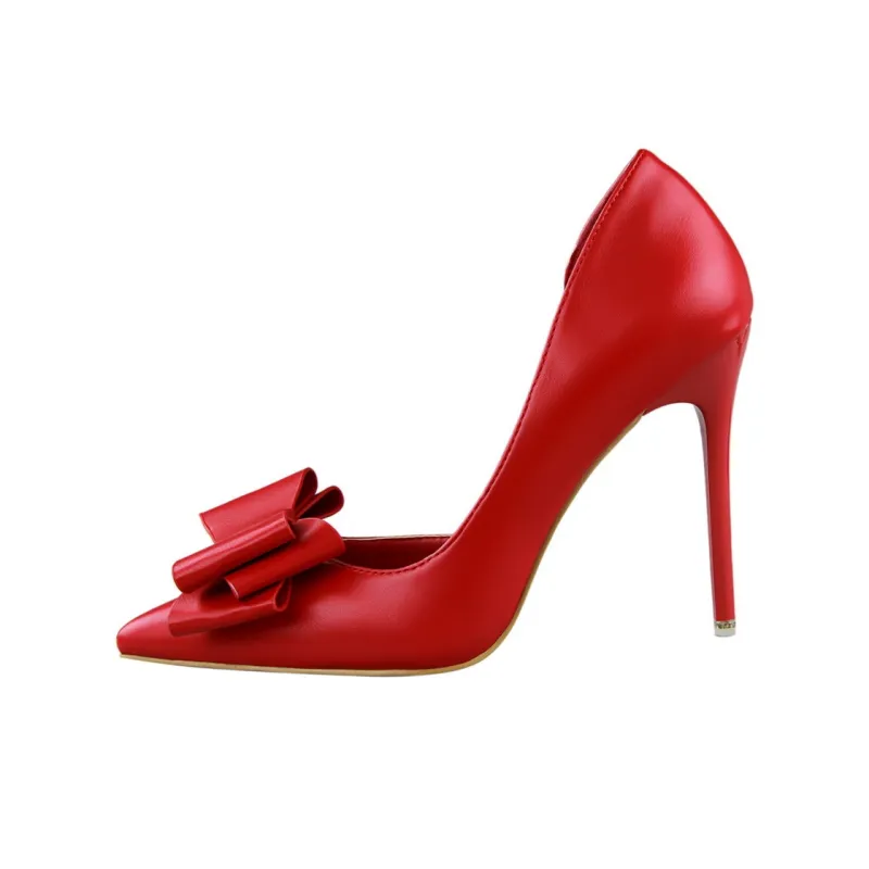 QITUMAUL Slim Heel High Heels 10.5cm Women's-2