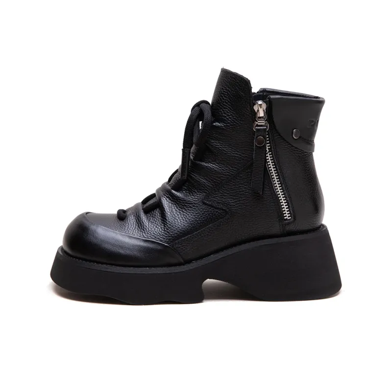MATA Martin Boots Women's Coffee/Black-4