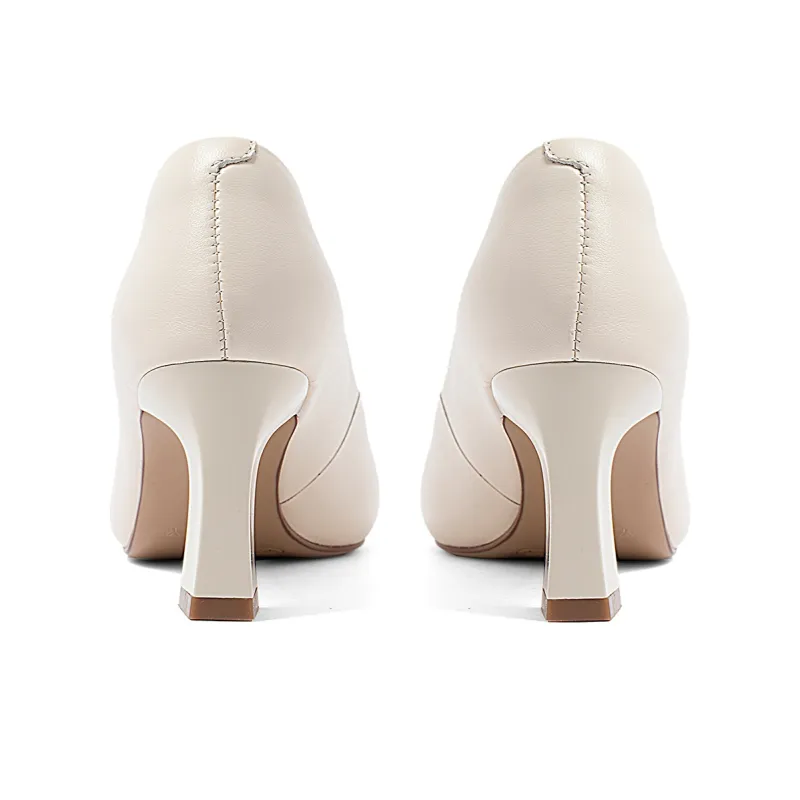 COMELY Chunky Heel High Heels 7cm Women's-4