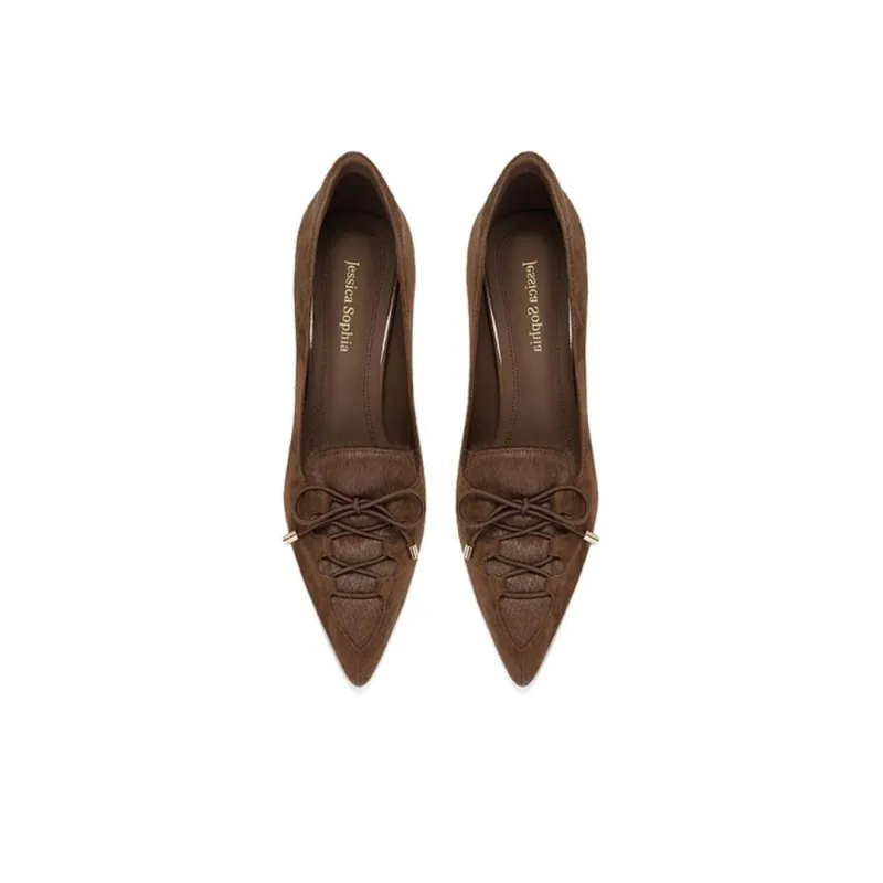 JESSICA SOPHIA Chunky Heel High Heels 5.5cm Women's-6