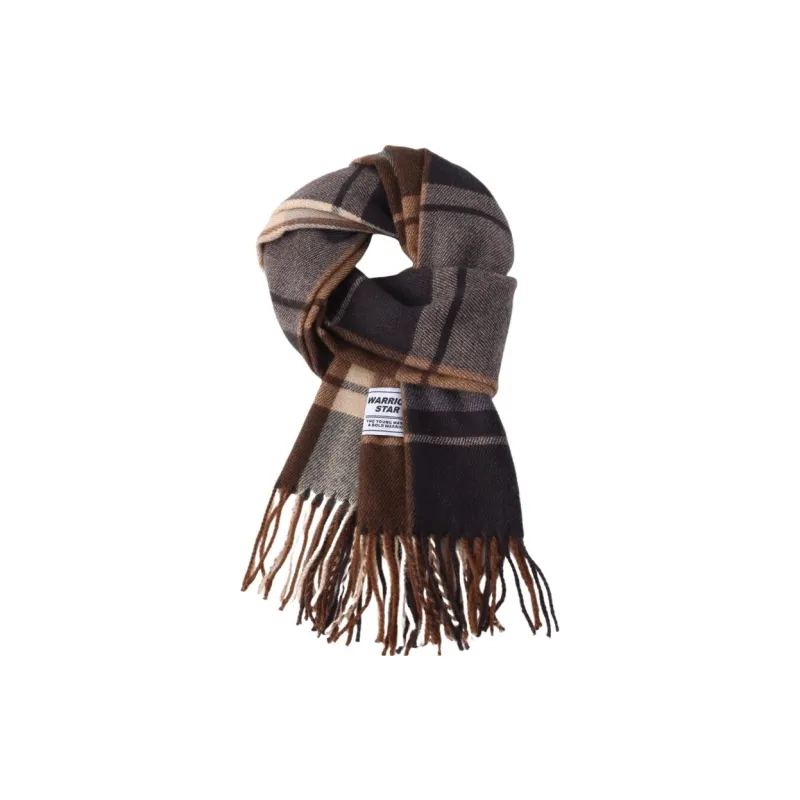 Warrior Cotton Polyester Blend Knit Scarves Unisex-0