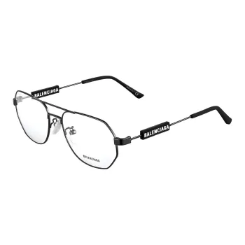 Balenciaga Alloy Aviator Optical Glasses Unisex Gray