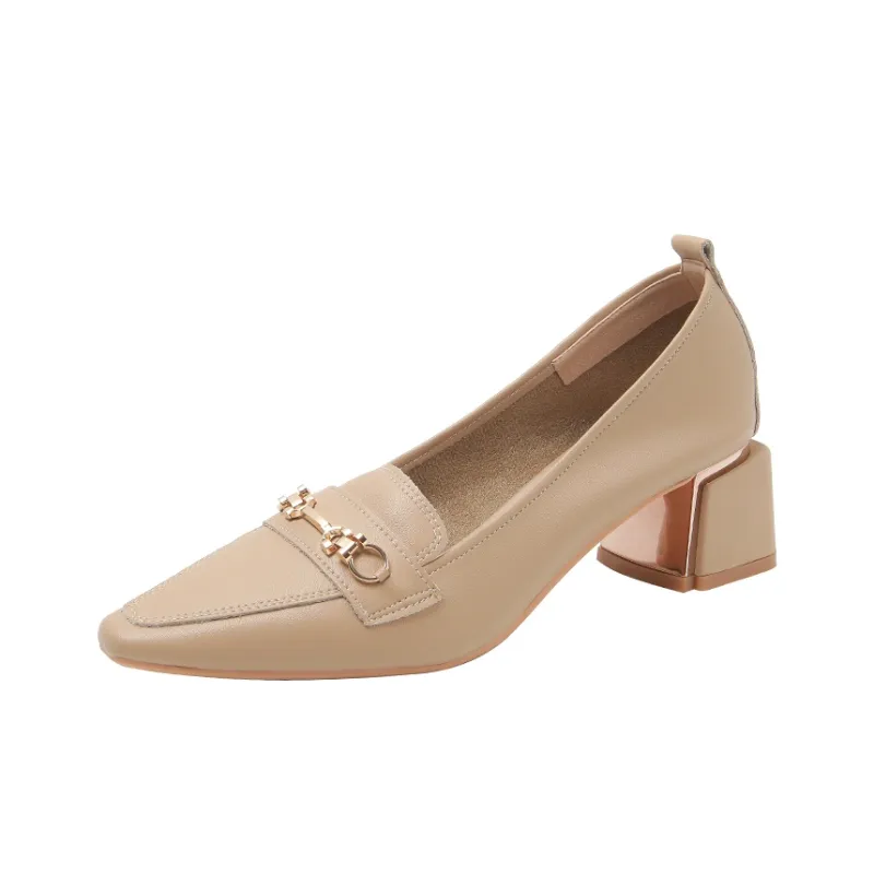 YAFEI XUANYU Chunky Heel High Heels 5cm Women's-9