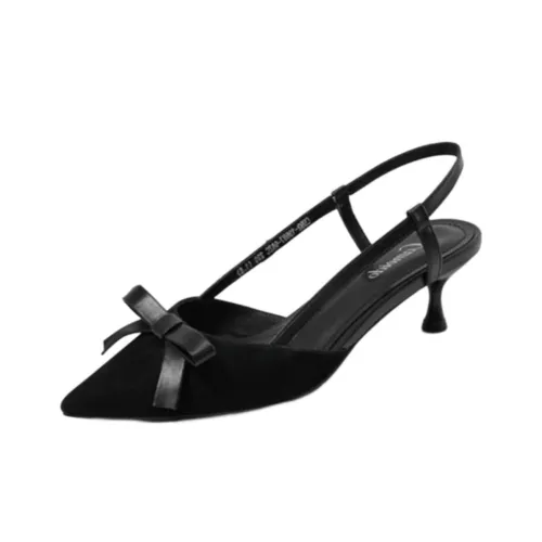 CAMEIDO Slim Heel High Heels 4.5cm Women's Black
