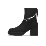 Black Suede Sheepskin