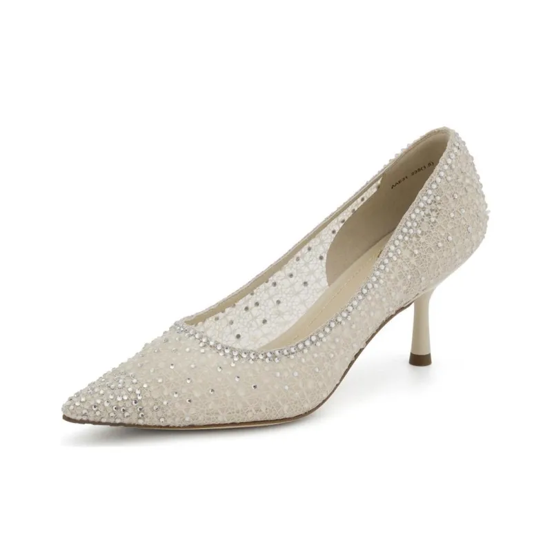 73Hours Fourteen Line Poem High Heels Women's Gray-1