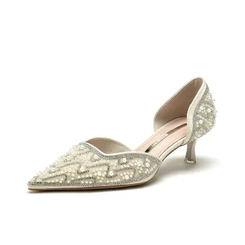 Beijiani Slim Heel High Heels 5cm Women's