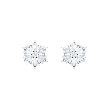 Swarovski Artificial Crystal Earrings Women's White