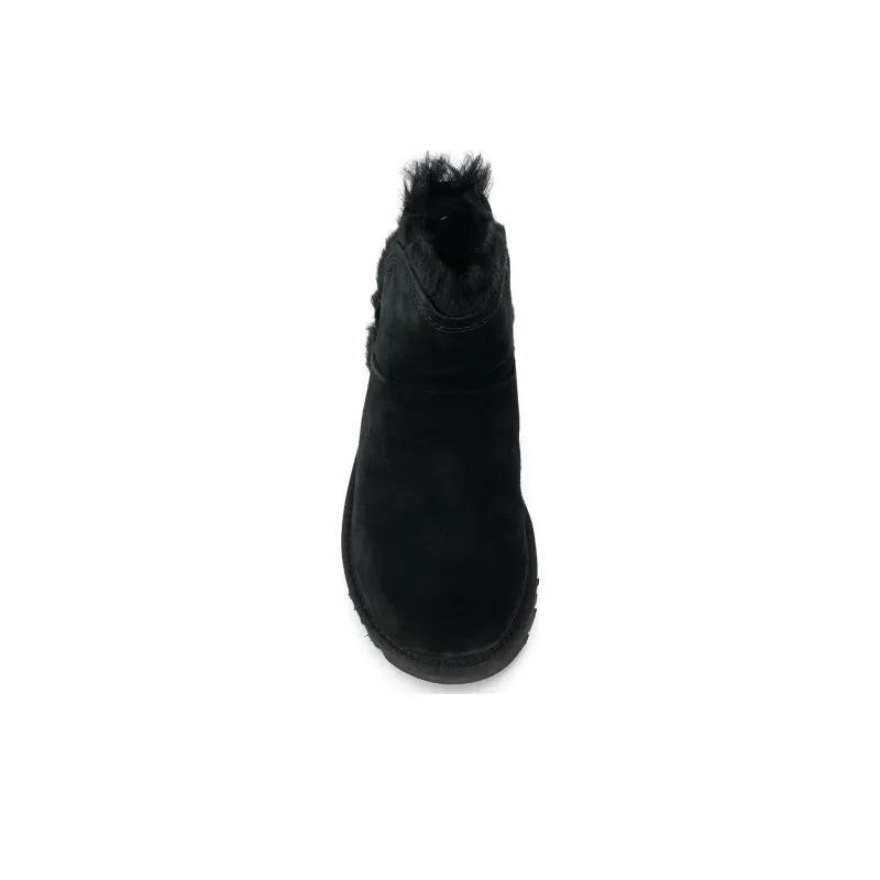 UGG Classic Mini Fluff High low Boot 'Black' Women's-2