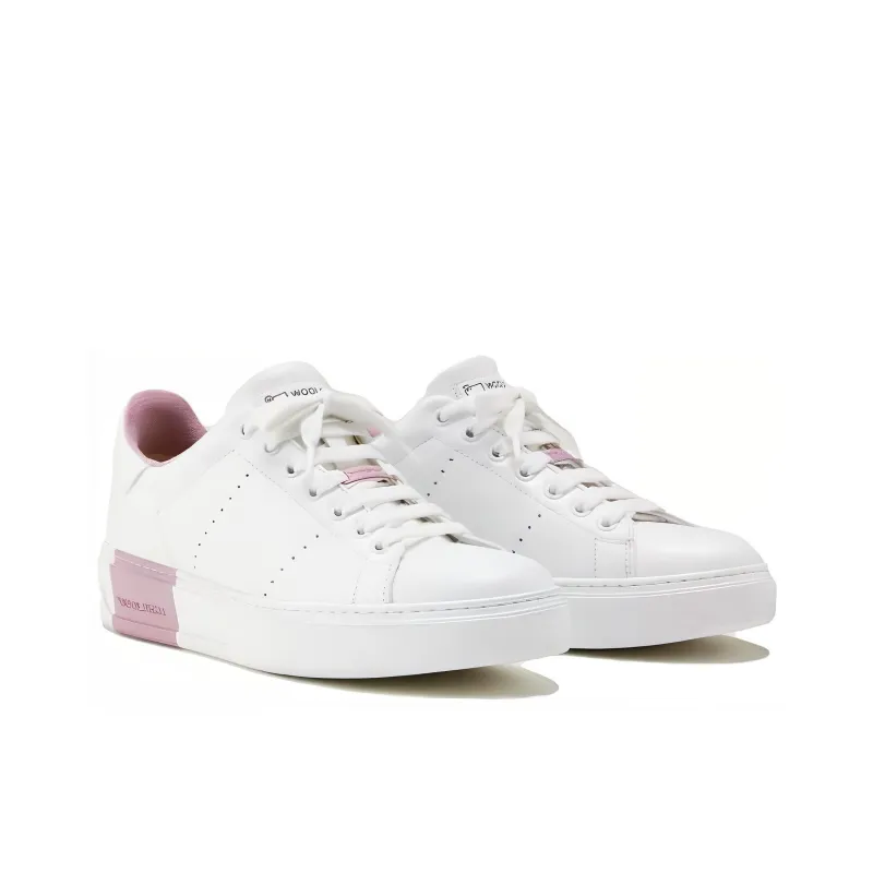 WOOLRICH Low-Top Skateboard Shoes Women's White Rose-3