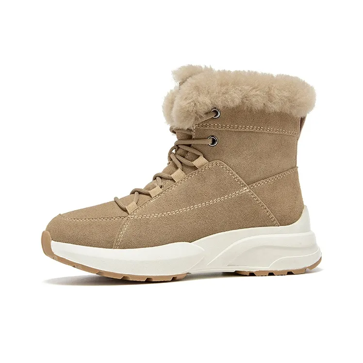 Beau Today Wear-Resistant Short Mid-Calf Snow Boots Women's-5