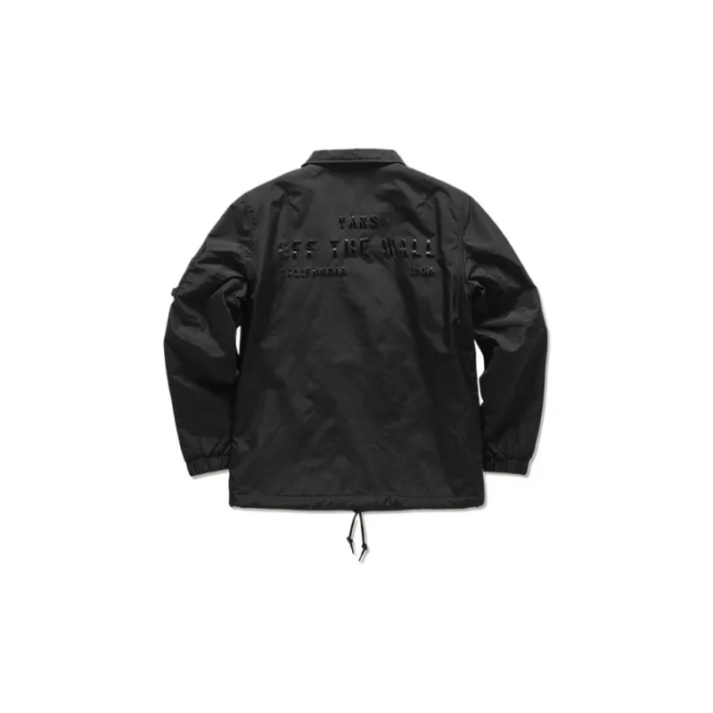 Vans BRUSHES COACHES JKT Jackets Coats Men's Black-1