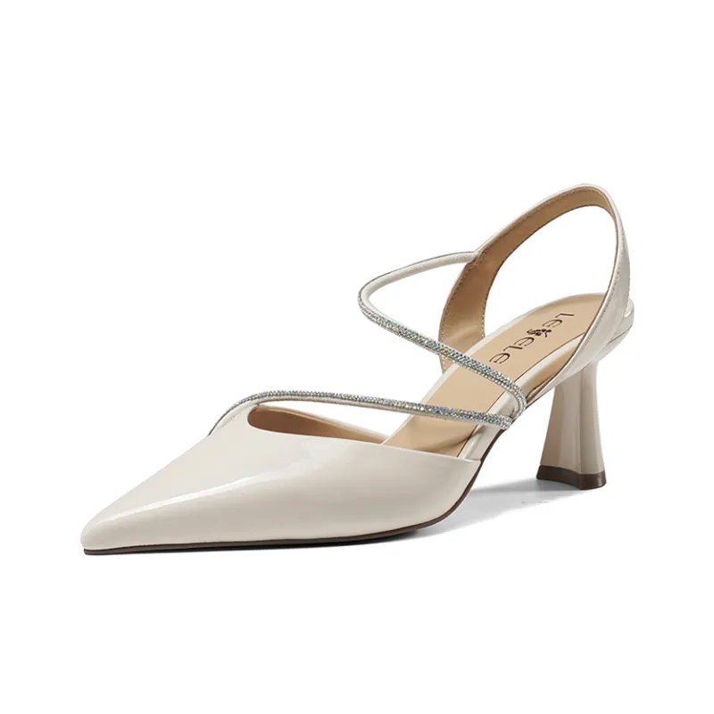 LESELE Chunky Heel High Heels 5.5cm Women's-1