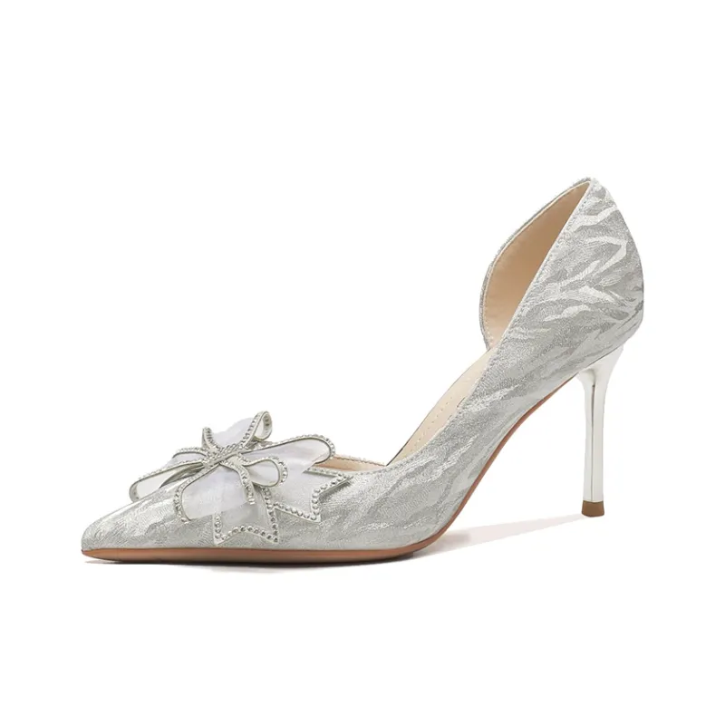 Ainer-cat Slim Heel High Heels 8cm Women's-0