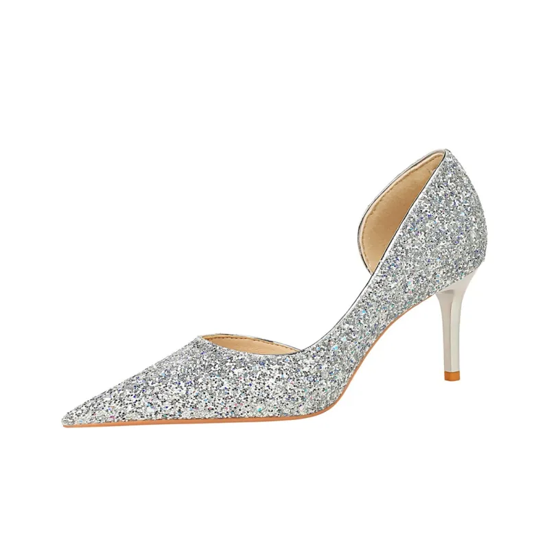 QITUMAUL Slim Heel High Heels 10.5cm Women's-9