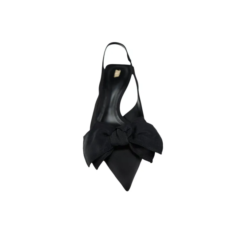 ZARA Slim Heel High Heels 8cm Women's Black-3