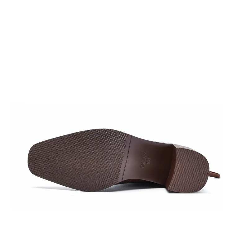 EBLAN Ankle Boots Women's Brown-4