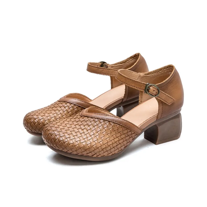 Jay Chunky Heel High Heels 5.5cm Women's-2
