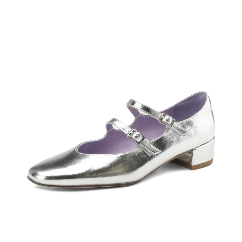 Naiyee High Heels Women's Burgundy/Silver/Ecru-8