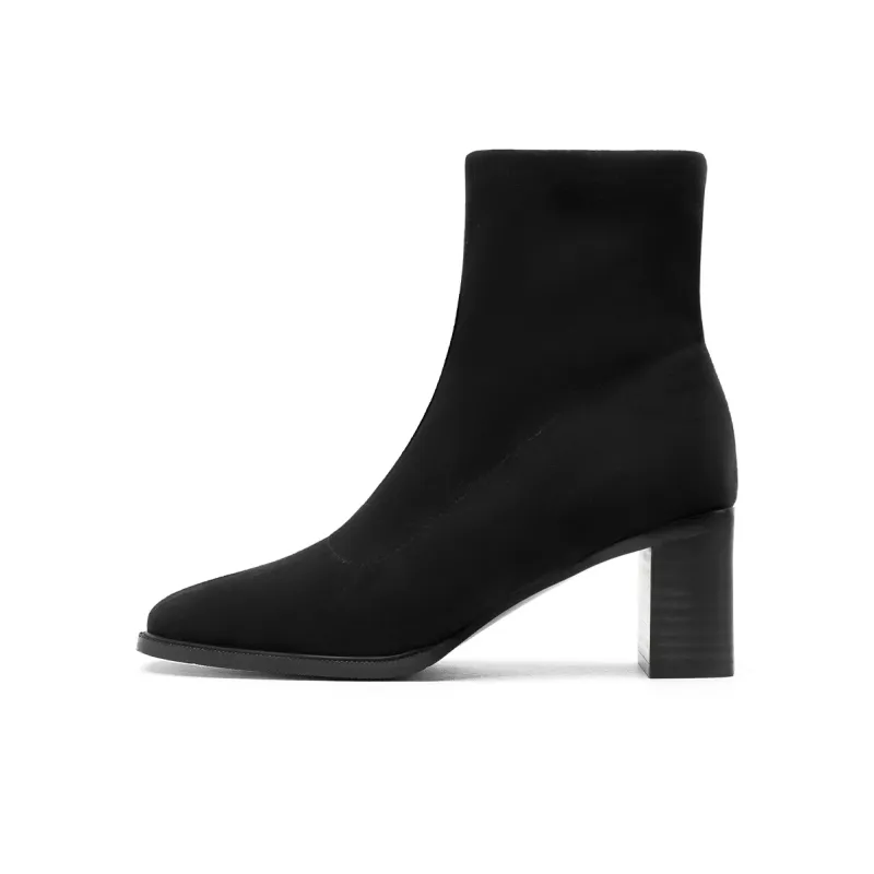 HARSON Ankle Boots Women's Khaki/Black-6