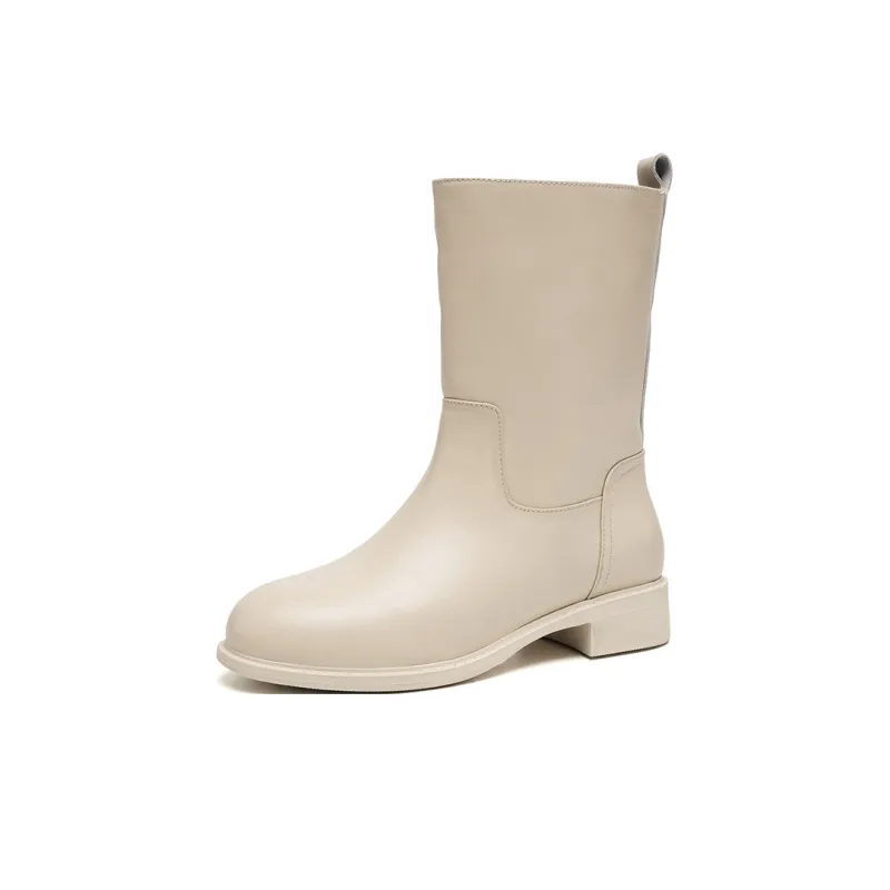 EBLAN Ankle Boots Women's Beige-1