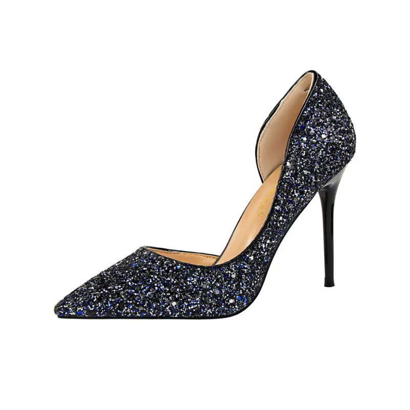 QITUMAUL Slim Heel High Heels 9.5 Women's-12