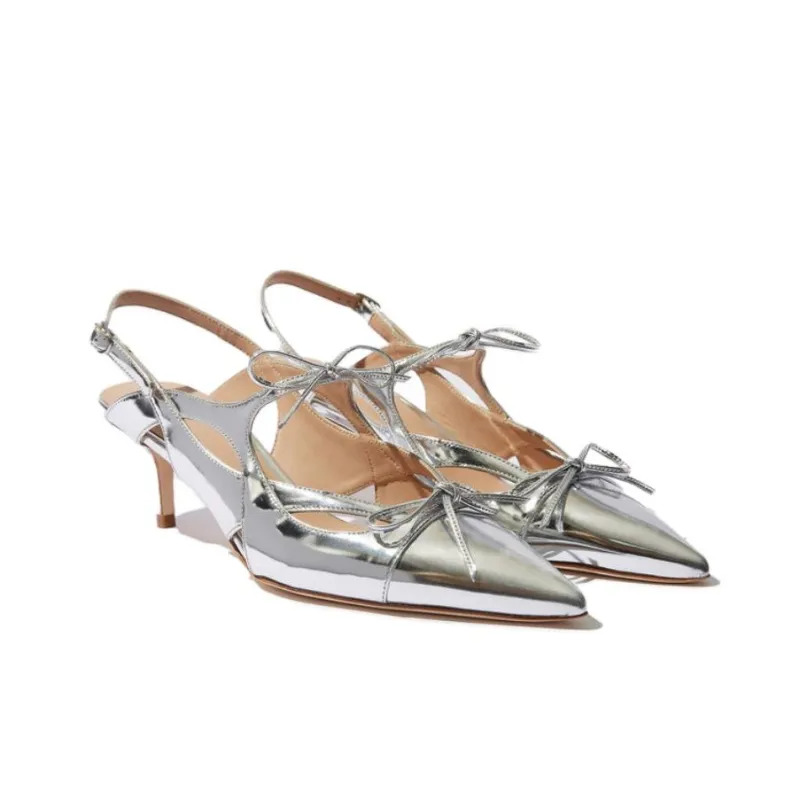 SCAROSSO X Paula Cademartori Cinderella Leather Pumps-2