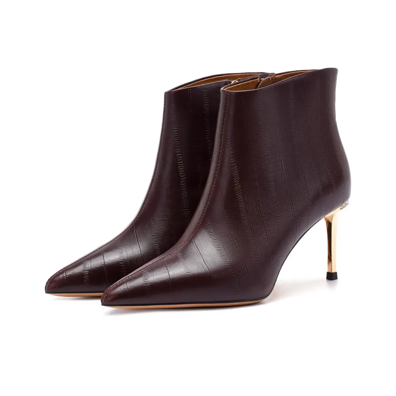 HARSON Ankle Boots Women's Red/Black-15