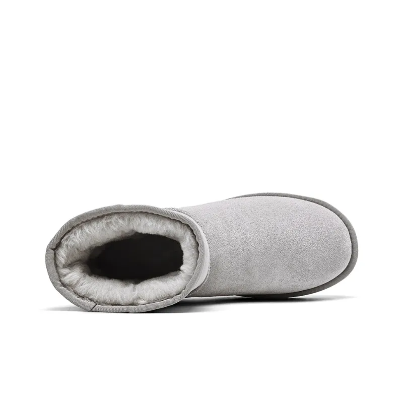 HLA Snow Boots Women's Black/Gray/Camel-7