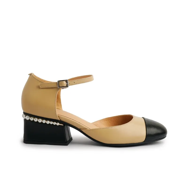 Naiyee Block Heel High Heels 5cm Women's-7