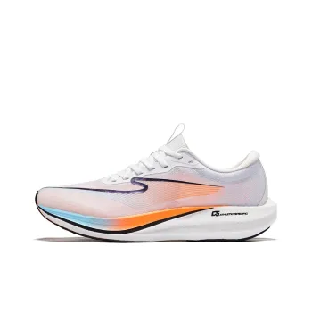 Erke Extreme Wind 2.0 Plus Cushioning Rebound Low Top Running Shoes Men's Erke White