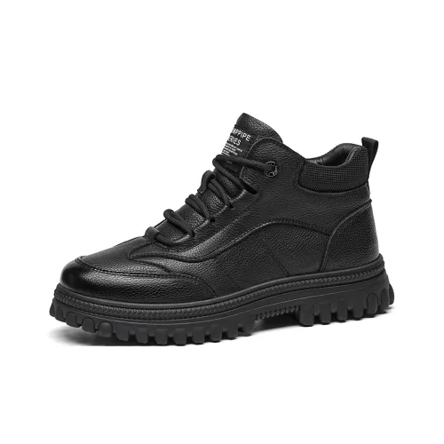 TRUMPPIPE Ankle Boots Men's Black