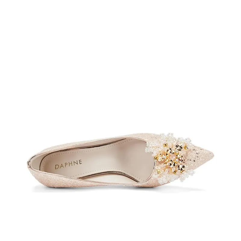 DAPHNE Wedding Shoes Collection Slim Heel High Heels 7cm Women's-4