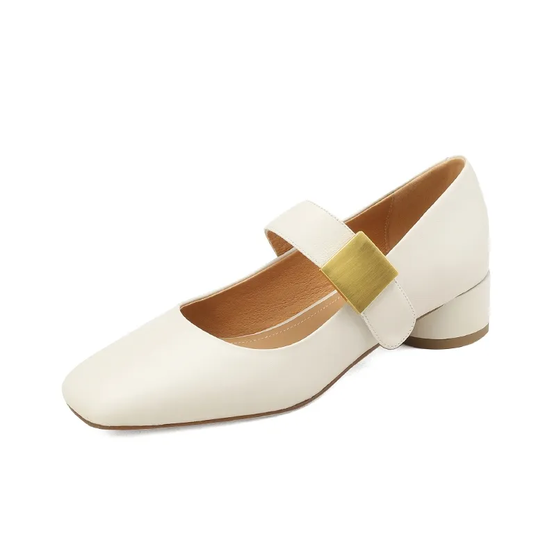 Naiyee Block Heel High Heels 3.5cm Women's-8