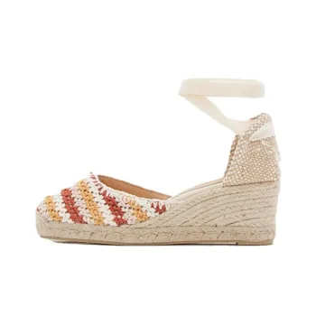Castañer CARINA Wedge Heel High Heels 7cm Women's Beige