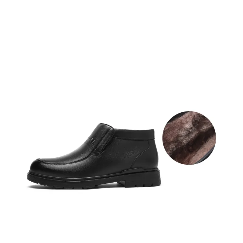 Mulinsen Ankle Boots Men's Black-1