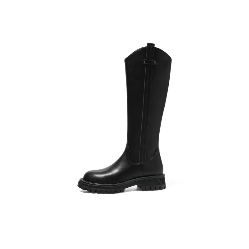 ZHR Knee-high Boots 4cm Women's-0