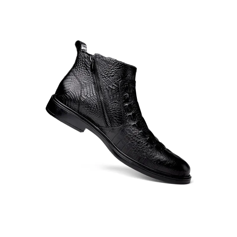 Wen Nai Ankle Boots Unisex Black-7