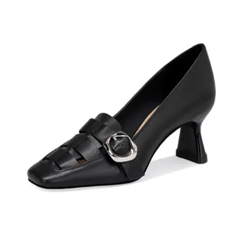 JESSICA SOPHIA Chunky Heel High Heels 5cm Women's