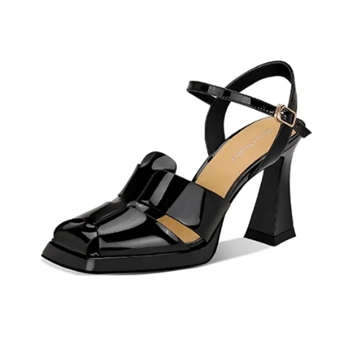 JESSICA SOPHIA Spool Heel High Heels 8.5cm Women's-5