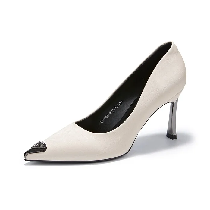 La Chapelle High Heels Women's Black/Beige/Green-10
