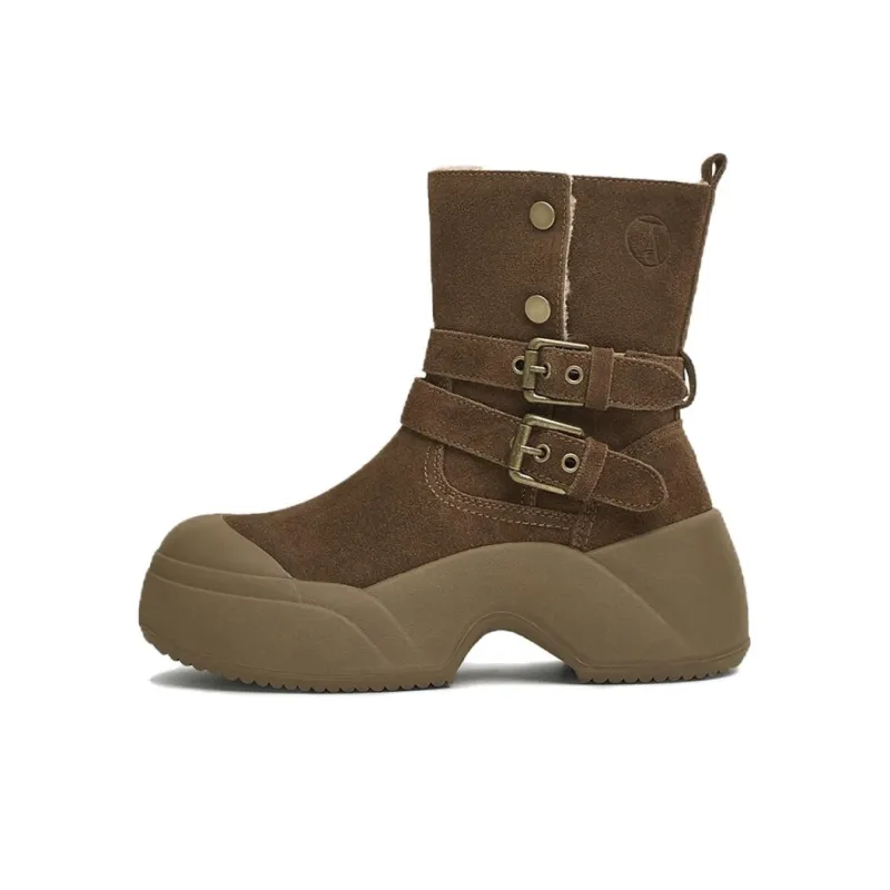 Tata Warm Short Mid-Calf Snow Boots Women's-5