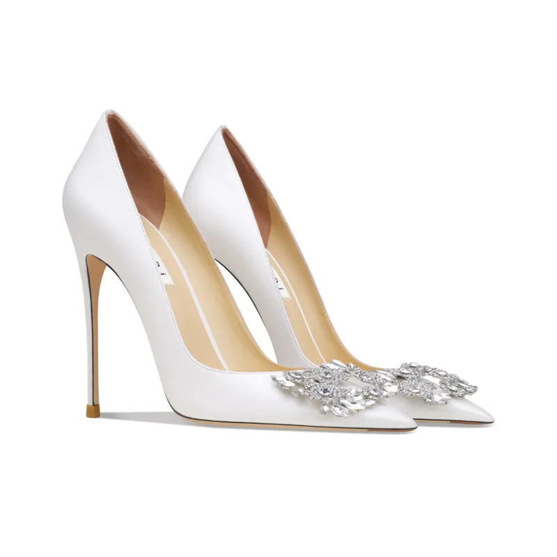 Suyymakk High Heels Women's White-4